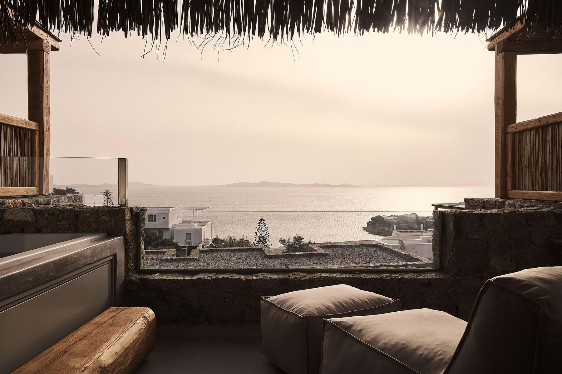 Amyth of Mykonos Agios Stefanos - Delos Sea View Suite with Jetted Tub